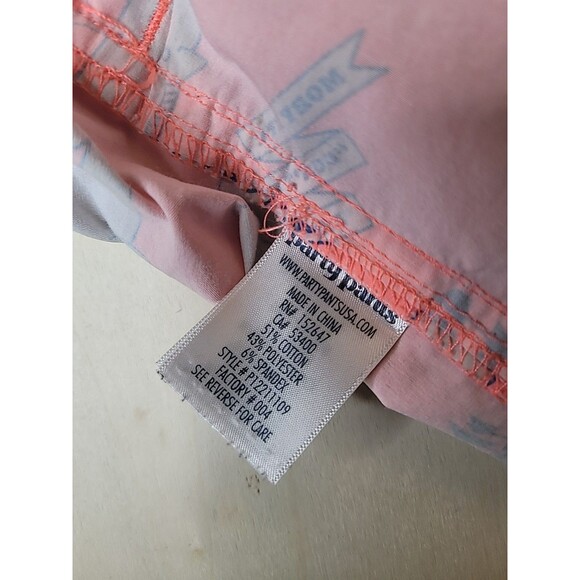 Party Pants Shorts Mens XL Pink Moby Whale Don't Be A Dick Swim Trunks Summer - Picture 14 of 15